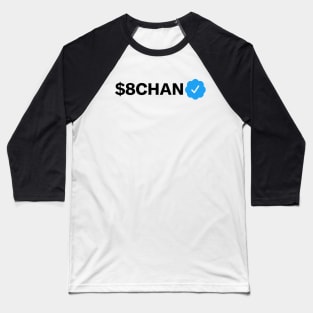 $8chan Funny Sarcastic Parody Blue Badge Verification Gift Baseball T-Shirt